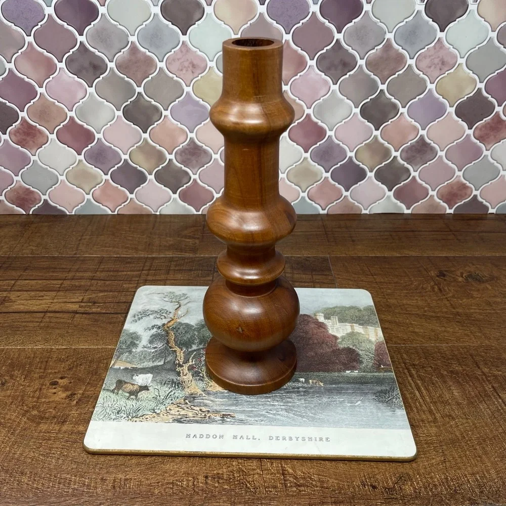 Hearth & Hand with Magnolia - Wood Turned Vase - NO GLASS INSERT - Accent‎ Decor